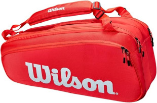Bolsa de T�nis WILSON BAG SUPER TOUR 6PK RED