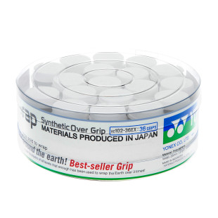 Grip de Raquete YONEX GRIP X36 WET SUPER GRAP WHITE