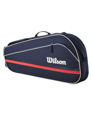Bolsa de T�nis WILSON BAG TEAM 3PK RACKET NAVY