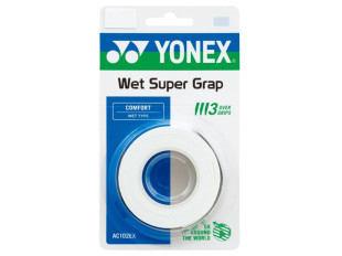 Acess�rio de T�nis YONEX GRIP X3 ROLLO SUPER GRAP WHITE